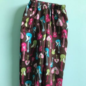 A pair of girl pajama pants